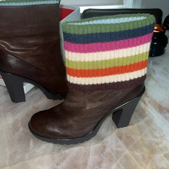 Vintage Coach 90s Leather Boots - Picture 3 of 7